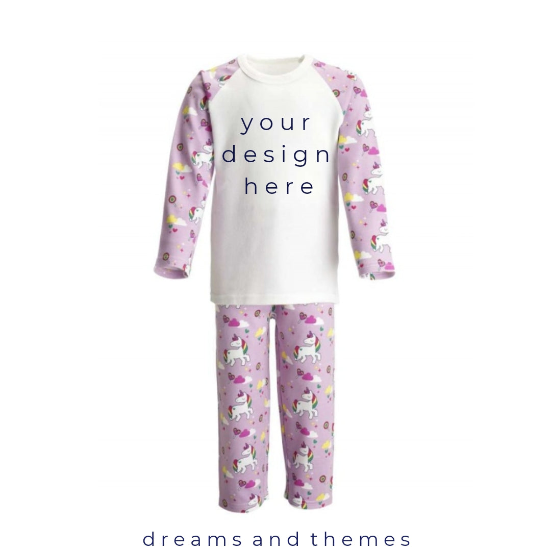 Design Your Own - Unicorn Pyjamas – The Herts Party Co