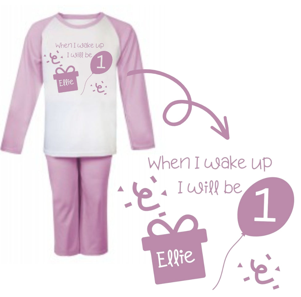 When I Wake Up PJs - Pink